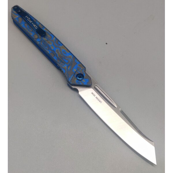 Tokisu Blue Mix Micarta Taschenmesser 7Cr17MoV Stahl