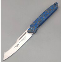 Tokisu Blue Mix Micarta Taschenmesser 7Cr17MoV Stahl