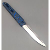 Tokisu Blue Mix Micarta II Taschenmesser 7Cr17MoV Stahl