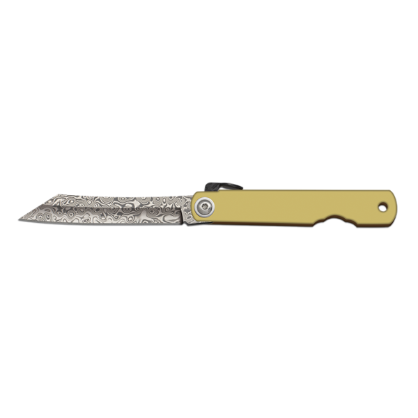 Albainox Messer Damast 67 Lagen Friction Folder Messing