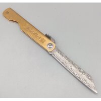 Albainox Messer Damast 67 Lagen Friction Folder Messing