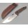 K25 Caramel Micarta Fixed Blade Fahrtenmesser 7Cr17MoV Stahl