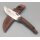 K25 Caramel Micarta Fixed Blade Fahrtenmesser 7Cr17MoV Stahl