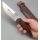 K25 Caramel Micarta Fixed Blade Fahrtenmesser 7Cr17MoV Stahl