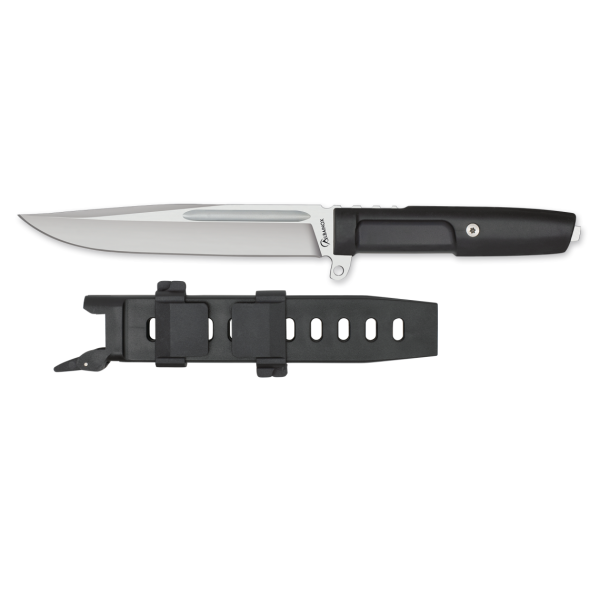 Albainox Rockstopper Satin Fixed Blade Fahrtenmesser 3Cr13MoV Stahl