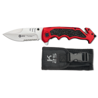 K25 Fire Rescue Knife Rettungsmesser 7Cr13MoV Stahl Etui