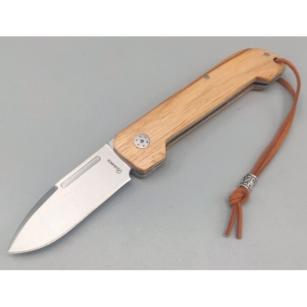 Albainox Zebra Wood Taschenmesser Slipjoint 3Cr13MoV Stahl