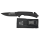 K25 Tactical Rescue Knife Rettungsmesser 7Cr17MoV Stahl Etui Black