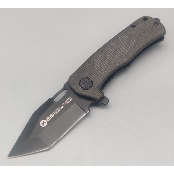 K25 Tactical Lil Tanto Taschenmesser 7Cr17MoV Stahl Micarta