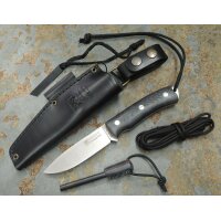 Joker Bushcrafter N695 Micarta Braun inkl. Feuerstarter...