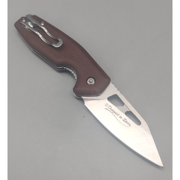 K25 Lil Caramel Micarta Taschenmesser 7Cr13MoV Stahl