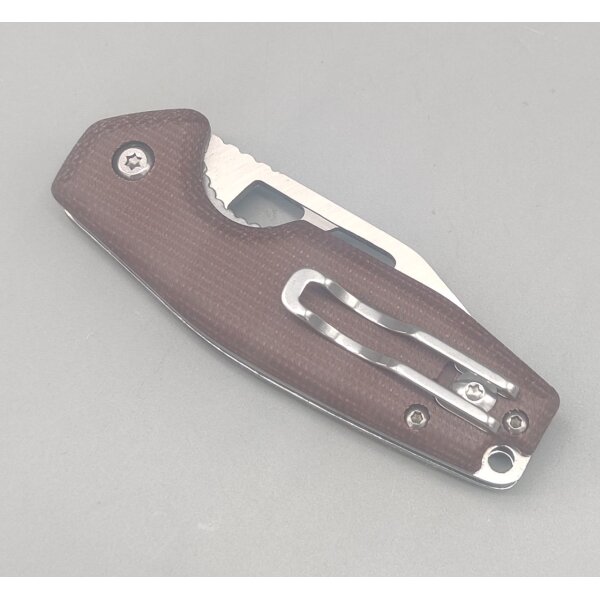 K25 Lil Caramel Micarta Taschenmesser 7Cr13MoV Stahl