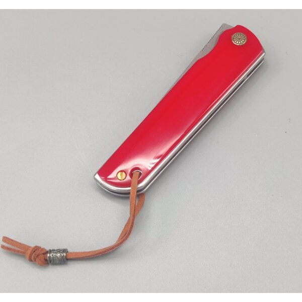 Albainox Red Acryl Taschenmesser Edelstahl Messer