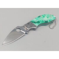 Albainox Green Acrylic Taschenmesser Slipjoint