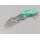 Albainox Green Acrylic Taschenmesser Slipjoint