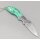 Albainox Green Acrylic Taschenmesser Slipjoint