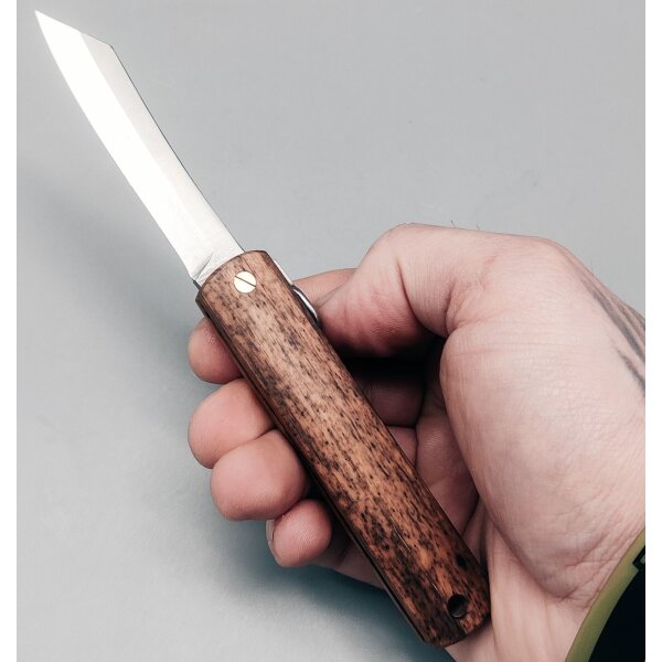 Higonokami Persimmon VG10 Japanisches Taschenmesser mit Tropenholz Hell