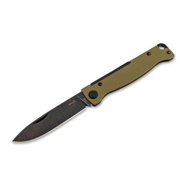Böker Plus Atlas Fachhandel Exklusiv OD Green Grün 12C27 Stahl Slipjoint 01BP0063