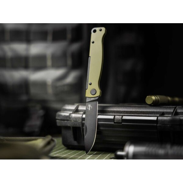 Böker Plus Atlas Fachhandel Exklusiv OD Green Grün 12C27 Stahl Slipjoint 01BP0063