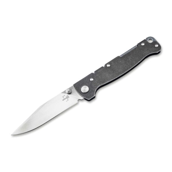 Böker Plus Atlas Clippoint TS D2 Stahl Backlock 01BP0065