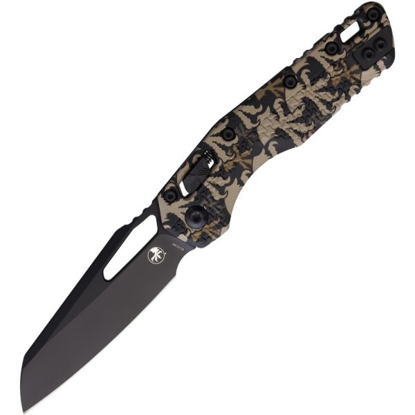 Microtech MSI Ram-Lok M390MK Stahl und schwarzer Klingenbeschichtung Claw Camo