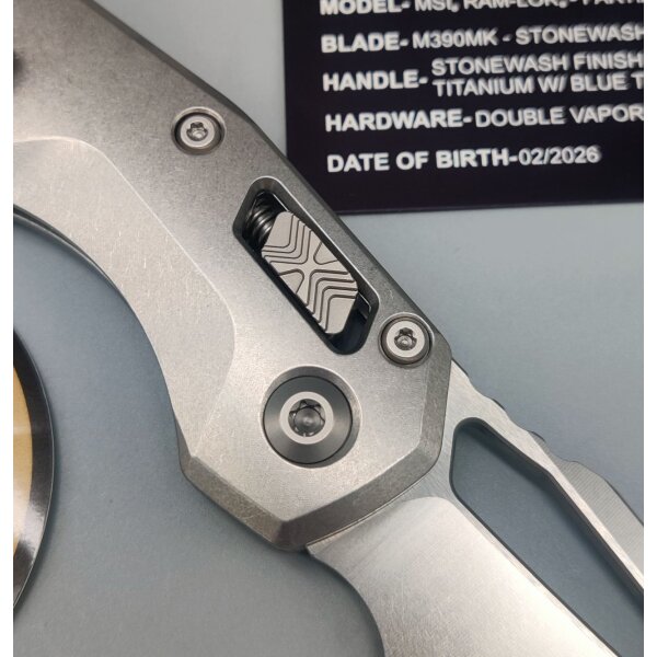 Microtech MSI Ram-Lok Marfione Select Stonewash Titangriff