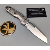 Microtech MSI Ram-Lok Marfione Select Stonewash Titangriff