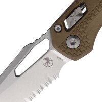 Microtech MSI Ram-Lok Tri Grip SW DE PS  Partial Serrated...