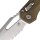 Microtech MSI Ram-Lok Tri Grip SW DE PS  Partial Serrated M390MK Stahl und Dark Earth Polymer Griff