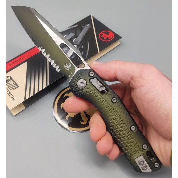 Microtech MSI Ram-Lok M390MK Stahl Bazooka Polymer Griff