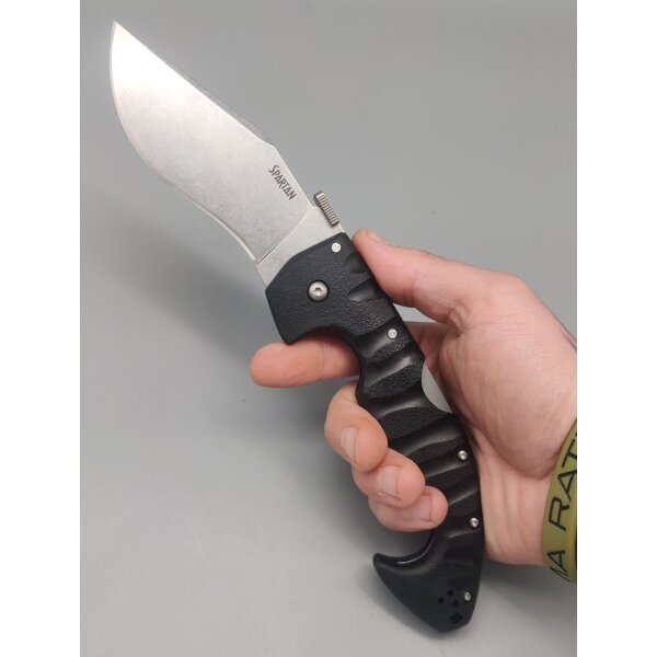 Cold Steel Spartan Lockback Taschenmesser AUS-10A Stahl Griv-Ex Griff