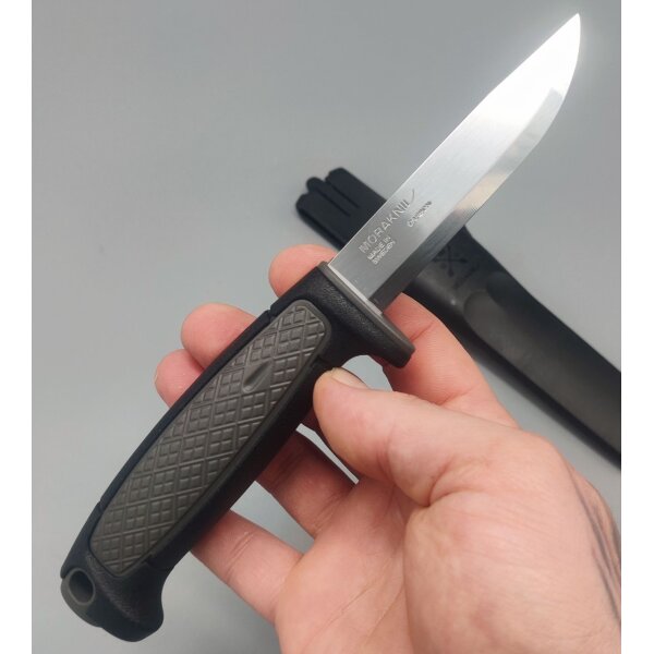 Morakniv Risberg Carbon Black Skies Outdoormesser C100S Stahl