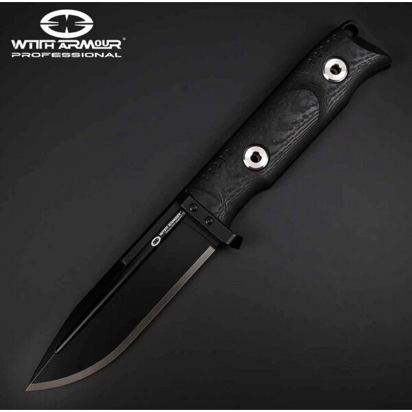 WithArmour Professional StormS-BK Outdoormesser WA Laminatstahl SCFG10
