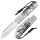 Artisan Cutlery ARTC1875P-WHA Holm V2 AR-RPM9 Stahl Acryl Black &amp; White