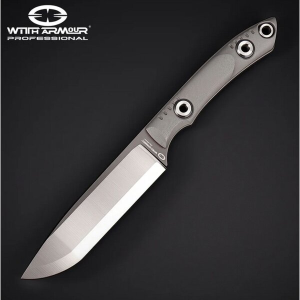 WithArmour Professional GrayMen-GY Outdoormesser WA Laminatstahl G10 Griff