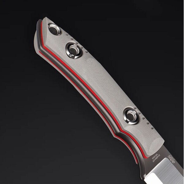 WithArmour Professional GrayMen-GY Outdoormesser WA Laminatstahl G10 Griff