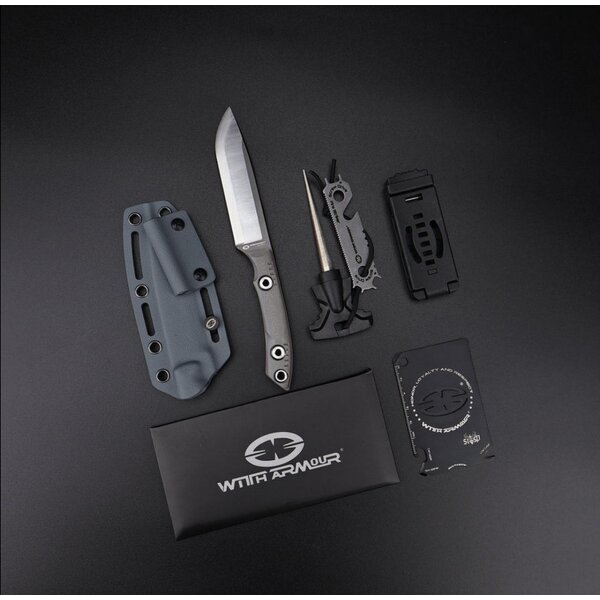 WithArmour Professional GrayMen-GY Outdoormesser WA Laminatstahl G10 Griff
