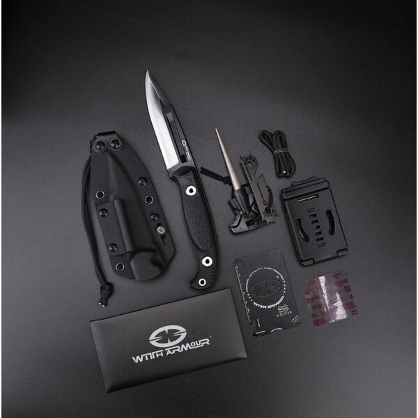 WithArmour Professional Fury Spike-BK Outdoormesser WA Laminatstahl SCFG10