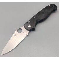 Spyderco ButtonUp Taschenmesser 8Cr13MoV Stahl Carbon/G10