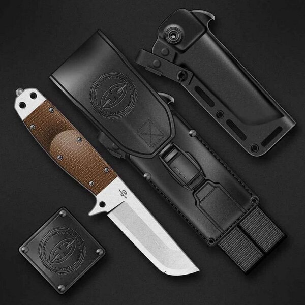 WithArmour Professional Preik Duty II-TN Tactical Knife Pry Knife D2 Stahl
