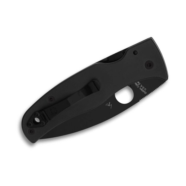 Spyderco Bodacious G10 Black Blade PlainEdge Compression Lock 01SP1277