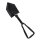 MIl-Tec US DREIFACHSPATEN M.TASCHE 2,5MM Klappspaten Spaten schwarz black