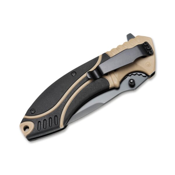 Böker Plus Advance Desert Pro D2 Stahl Linerlock Taschenmesser 01BP0056
