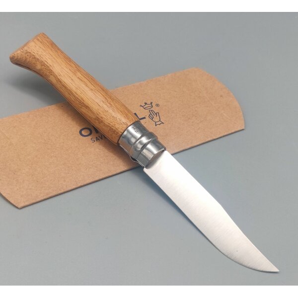 Opinel No. 8 Animalia Murmeltier Eichenholz Taschenmesser Virobloc®