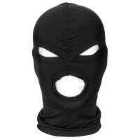 MFH Balaclava 3-Loch dünn schwarz Sturmhaube