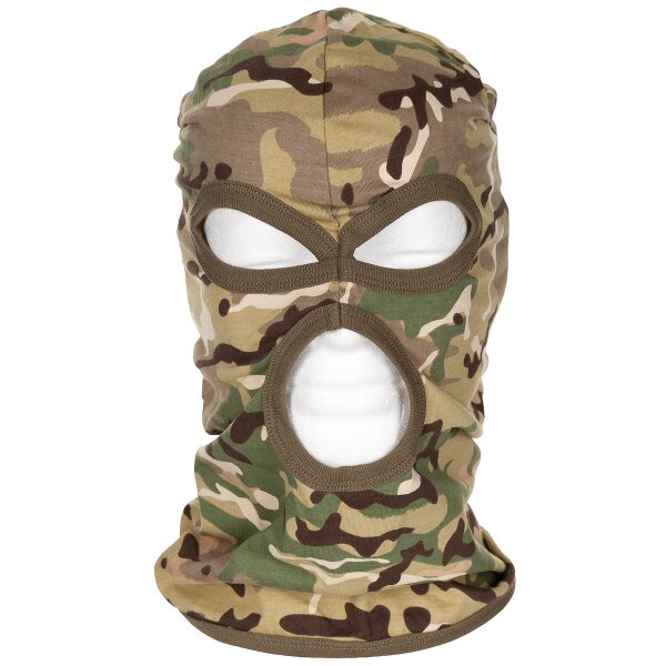 MFH Balaclava 3-Loch dünn operation camo Sturmhaube