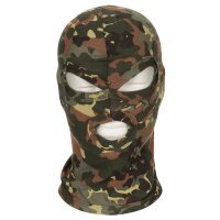 MFH Balaclava 3-Loch dünn flecktarn Sturmhaube