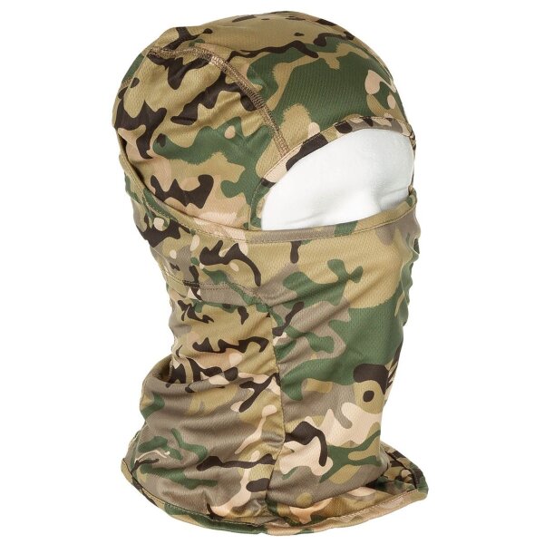 MFH Balaclava "Mission" 1-Loch dünn Operation Camo Sturmhaube Mission Camouflage