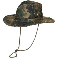 MFH Buschhut flecktarn mit Kinnband 4 Größen