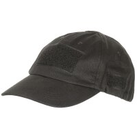 MFH Einsatz-Cap mit Klettflächen Mütze schwarz